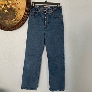 LEVIS RIBCAGE STRAIGHT ANKLE JEANS